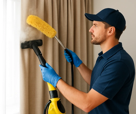 Trusted blind cleaning technician Matty Curtain Cleaning ambarvale-nsw QLD