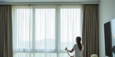 Delicate sheer drape cleaning ambarvale-nsw Matty Curtain Cleaning